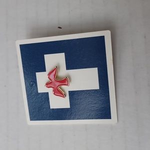 $4 Add-on New Red Dove Pin